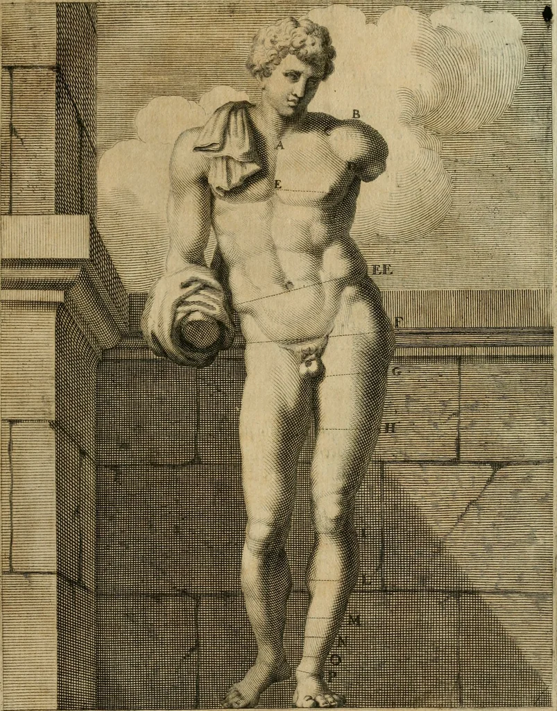 An illustration from Le vite de' pittori, scultori et architetti moderni, 1672, leaf 470