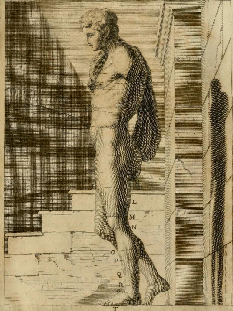 An illustration from Le vite de' pittori, scultori et architetti moderni, 1672, leaf 472