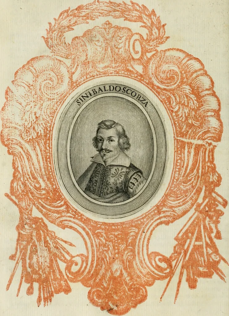 An illustration from Le vite de pittori, scoltori, et architetti genovesi : e de' forastieri, che in Genoua operarono : con alcuni ritratti de gli stessi, 1674, leaf 181