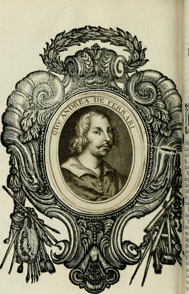 An illustration from Le vite de pittori, scoltori, et architetti genovesi : e de' forastieri, che in Genoua operarono : con alcuni ritratti de gli stessi, 1674, leaf 331