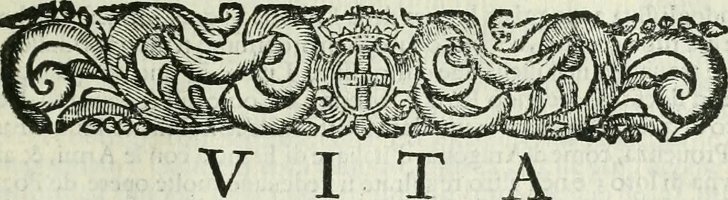 An illustration from Le vite de pittori, scoltori, et architetti genovesi : e de' forastieri, che in Genoua operarono : con alcuni ritratti de gli stessi, 1674, leaf 44