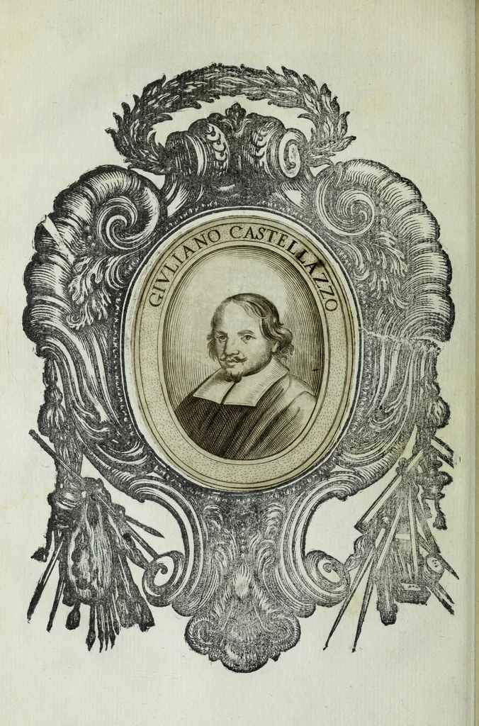 An illustration from Le uite de pittori, scoltori, et architetti genouesi e de' forastieri, che in Genoua operarono con alcun ritratti de gli stessi, 1674, leaf 134