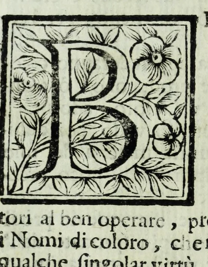 An illustration from Le uite de pittori, scoltori, et architetti genouesi e de' forastieri, che in Genoua operarono con alcun ritratti de gli stessi, 1674, leaf 14
