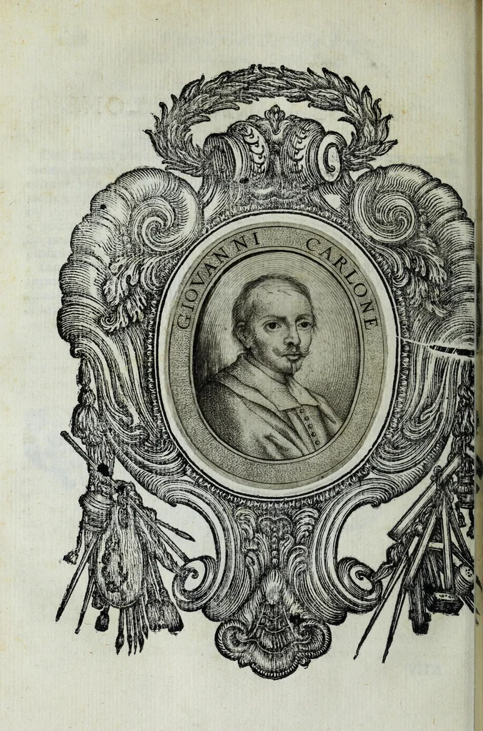 An illustration from Le uite de pittori, scoltori, et architetti genouesi e de' forastieri, che in Genoua operarono con alcun ritratti de gli stessi, 1674, leaf 164