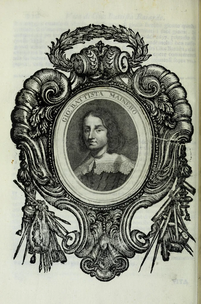 An illustration from Le uite de pittori, scoltori, et architetti genouesi e de' forastieri, che in Genoua operarono con alcun ritratti de gli stessi, 1674, leaf 280