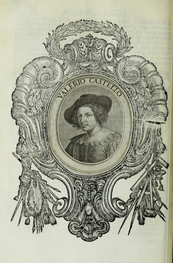An illustration from Le uite de pittori, scoltori, et architetti genouesi e de' forastieri, che in Genoua operarono con alcun ritratti de gli stessi, 1674, leaf 302