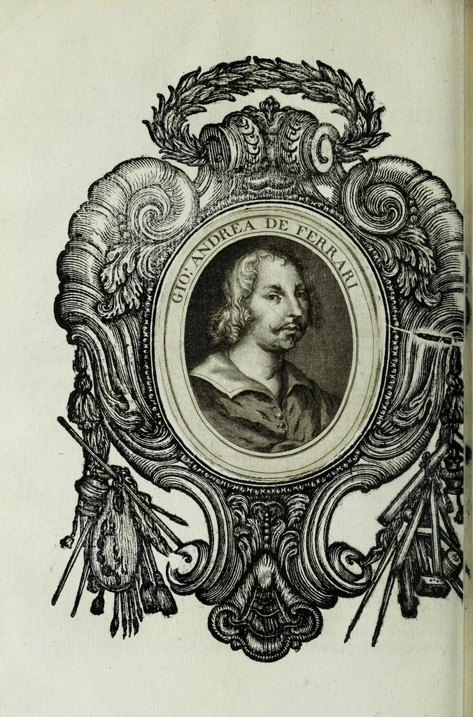 An illustration from Le uite de pittori, scoltori, et architetti genouesi e de' forastieri, che in Genoua operarono con alcun ritratti de gli stessi, 1674, leaf 332