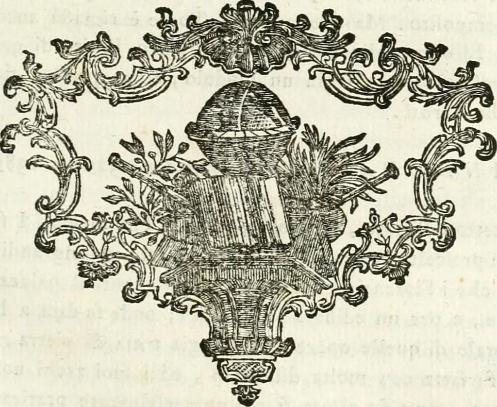 An illustration from Le vite de' piv celebri architetti d'ogni nazione e d'ogni tempo : precedvte da vn saggio sopra l' architettvra, 1768, leaf 172