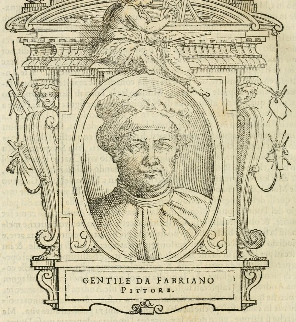 An illustration from Le vite de' piv eccellenti pittori, scvltori, et architettori, 1568, leaf 496
