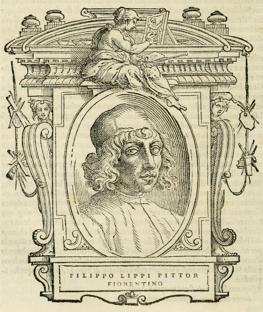 An illustration from Le vite de' piv eccellenti pittori, scvltori, et architettori, 1568, leaf 586