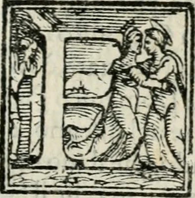 An illustration from Le vite de' piv eccellenti pittori, scvltori, et architettori, 1568, leaf 144