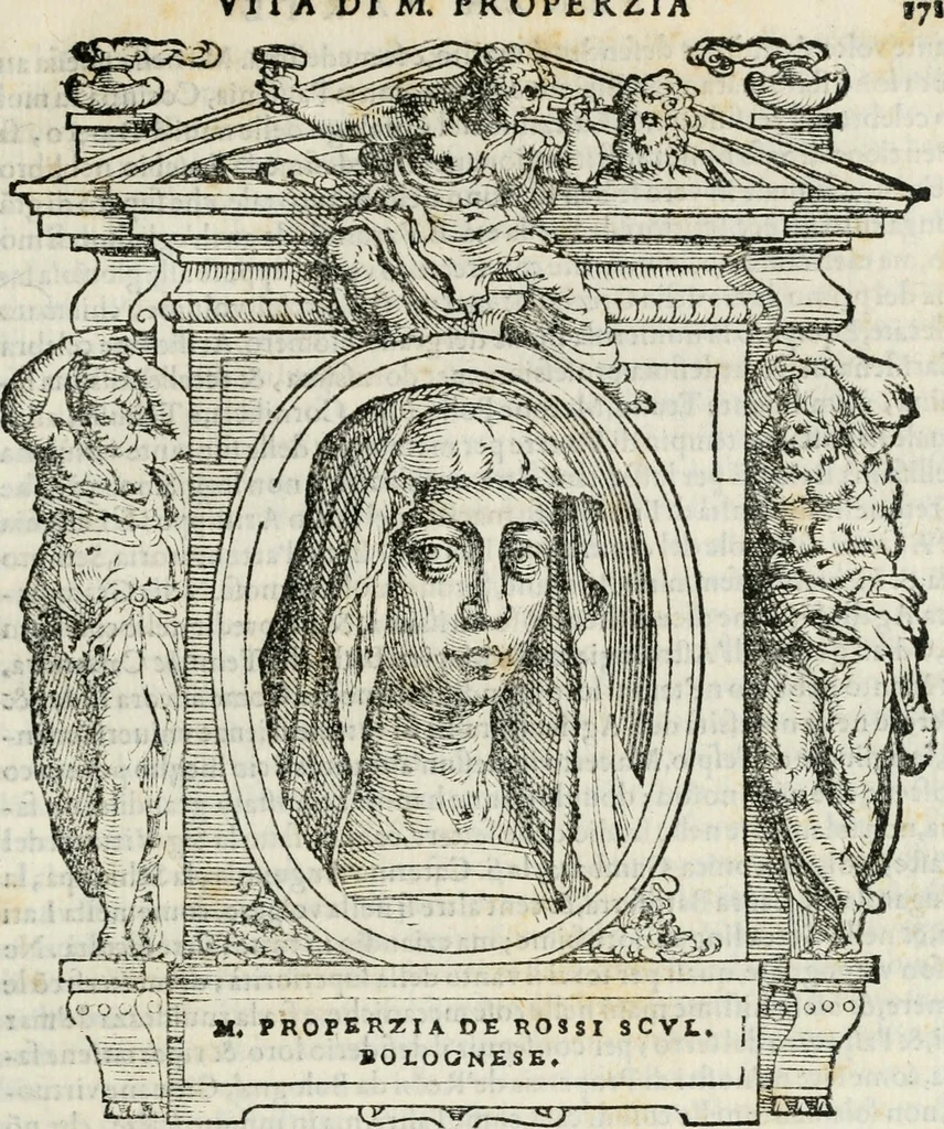 An illustration from Le vite de' piv eccellenti pittori, scvltori, et architettori, 1568, leaf 212