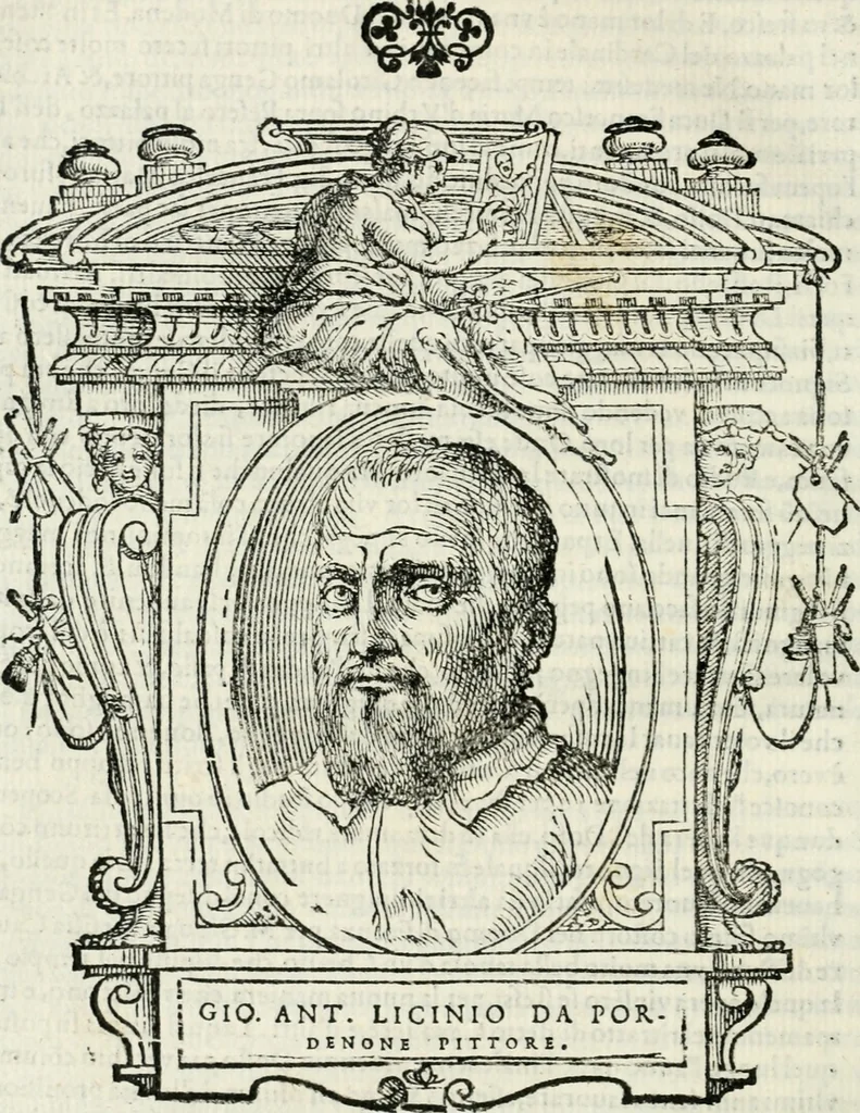 An illustration from Le vite de' piv eccellenti pittori, scvltori, et architettori, 1568, leaf 223
