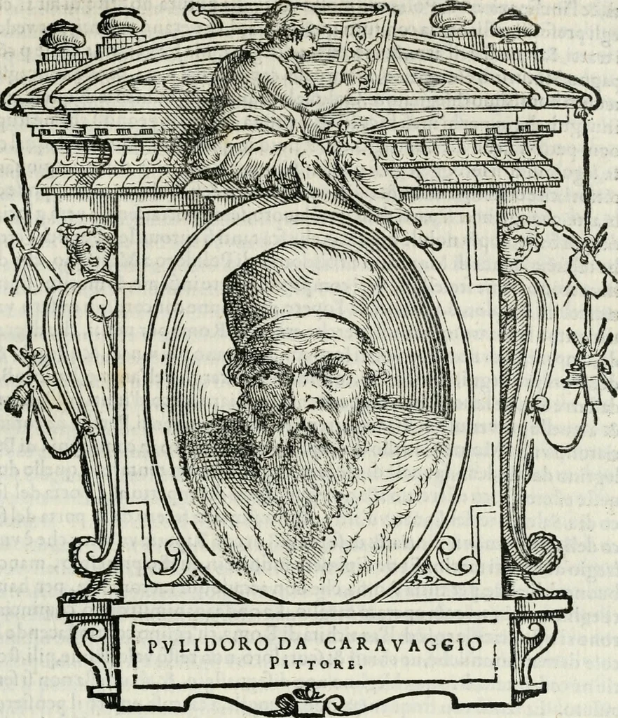 An illustration from Le vite de' piv eccellenti pittori, scvltori, et architettori, 1568, leaf 238