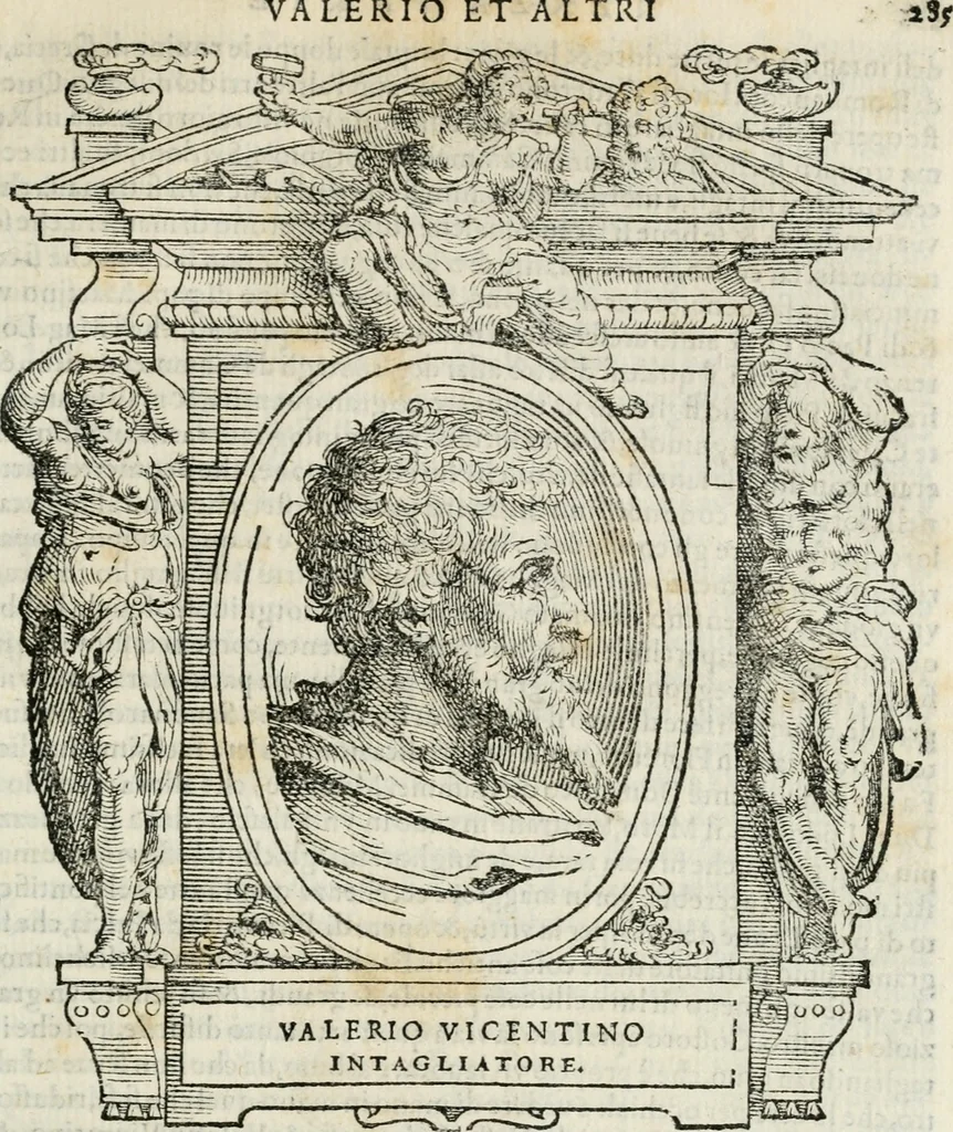 An illustration from Le vite de' piv eccellenti pittori, scvltori, et architettori, 1568, leaf 326