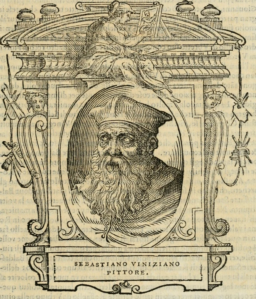 An illustration from Le vite de' piv eccellenti pittori, scvltori, et architettori, 1568, leaf 380