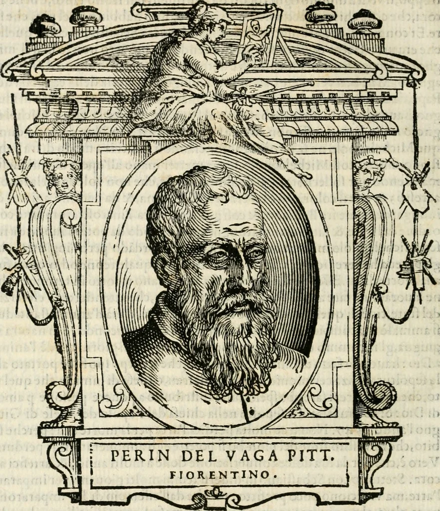 An illustration from Le vite de' piv eccellenti pittori, scvltori, et architettori, 1568, leaf 389