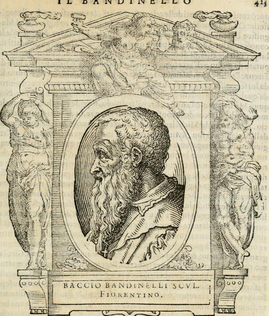 An illustration from Le vite de' piv eccellenti pittori, scvltori, et architettori, 1568, leaf 100