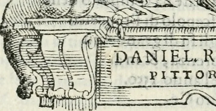 An illustration from Le vite de' piv eccellenti pittori, scvltori, et architettori, 1568, leaf 323