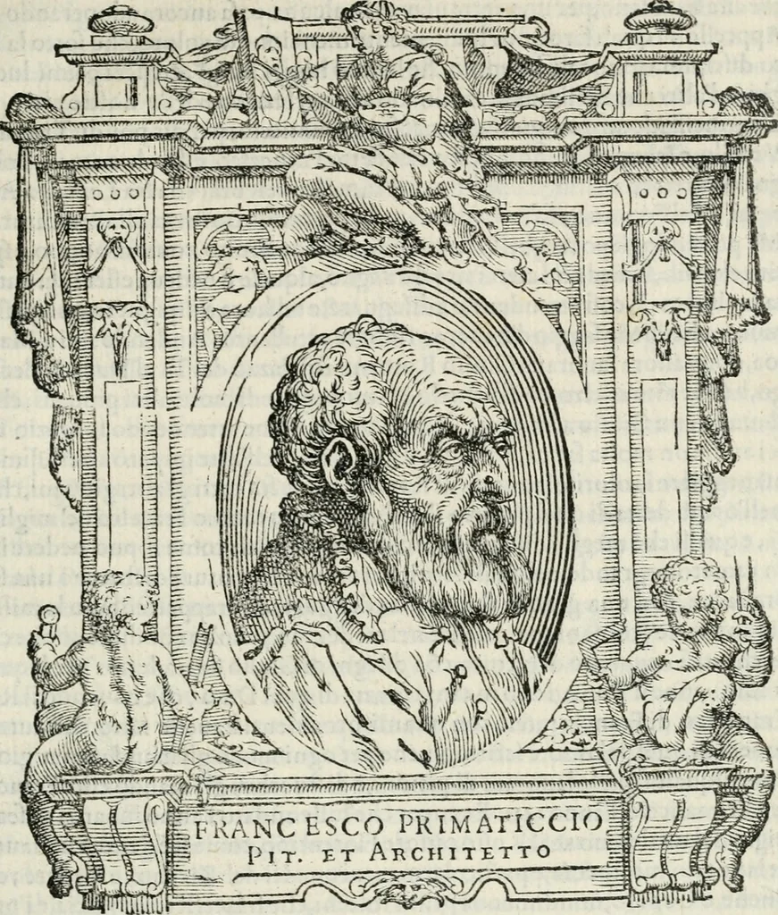 An illustration from Le vite de' piv eccellenti pittori, scvltori, et architettori, 1568, leaf 444