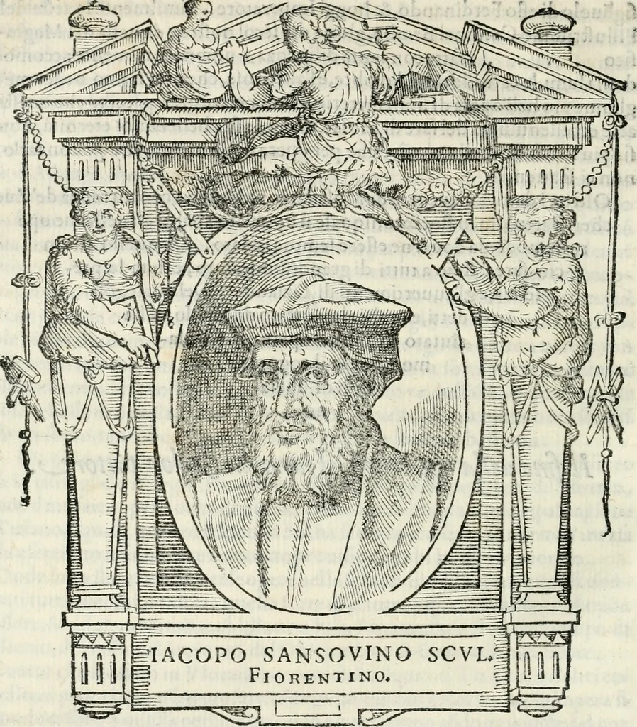 An illustration from Le vite de' piv eccellenti pittori, scvltori, et architettori, 1568, leaf 469