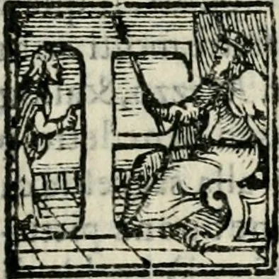 An illustration from Le vite de' piv eccellenti pittori, scvltori, et architettori, 1568, leaf 64