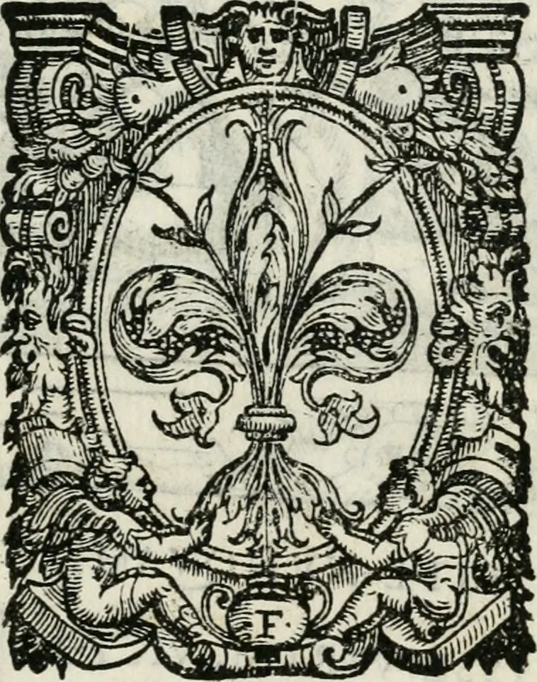 An illustration from Le vite de' piv eccellenti pittori, scvltori, et architettori, 1568, leaf 654