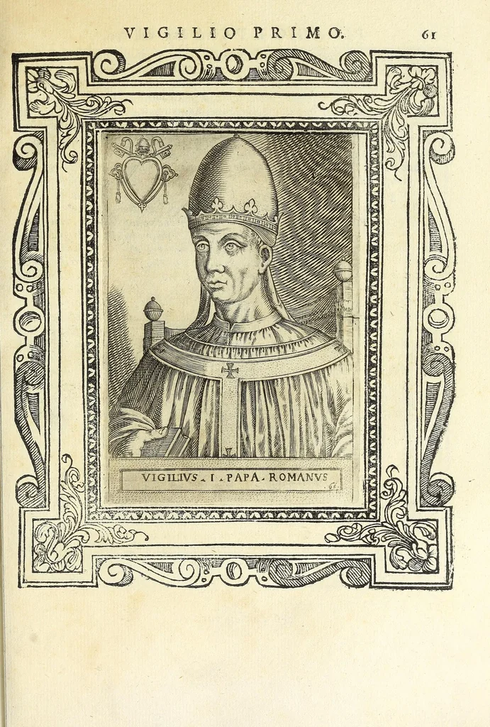 An illustration from Le vite de pontefici, 1588, leaf 137