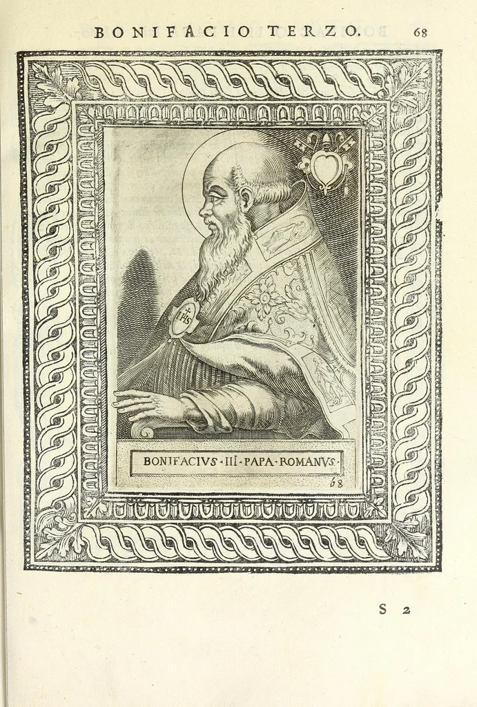 An illustration from Le vite de pontefici, 1588, leaf 151
