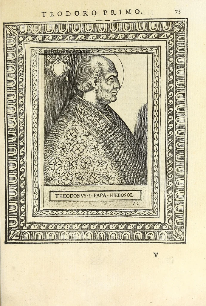 An illustration from Le vite de pontefici, 1588, leaf 165