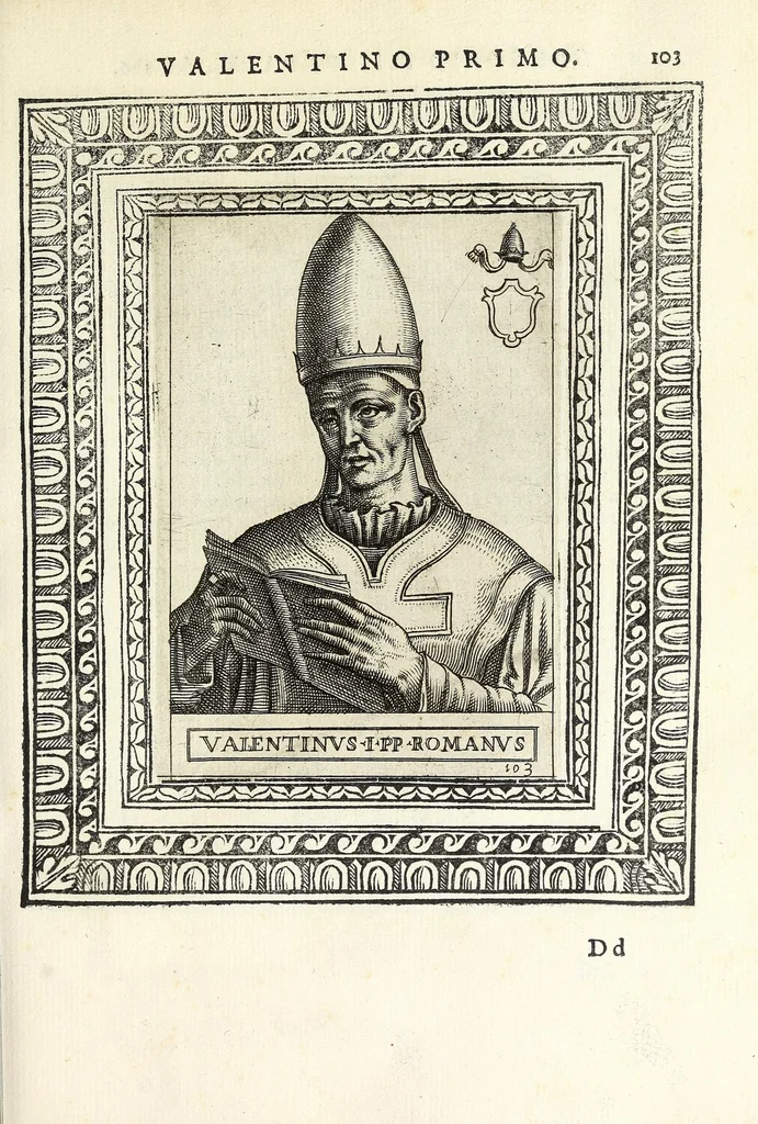 An illustration from Le vite de pontefici, 1588, leaf 221