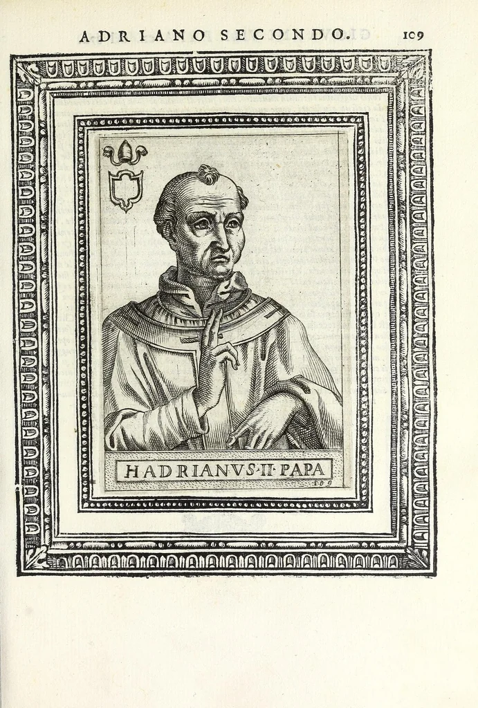 An illustration from Le vite de pontefici, 1588, leaf 233