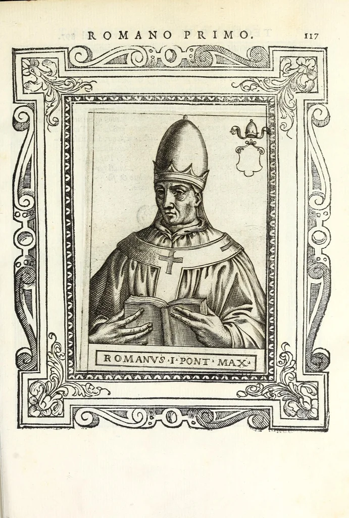 An illustration from Le vite de pontefici, 1588, leaf 249