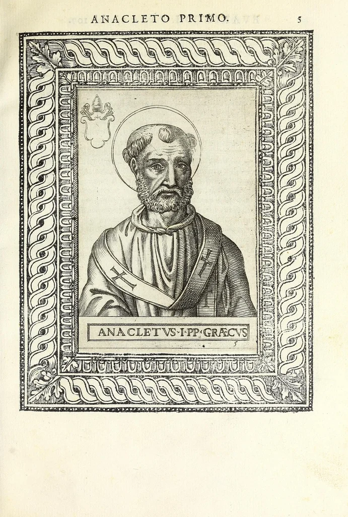An illustration from Le vite de pontefici, 1588, leaf 25