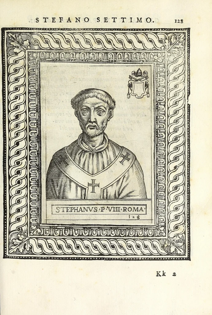 An illustration from Le vite de pontefici, 1588, leaf 271