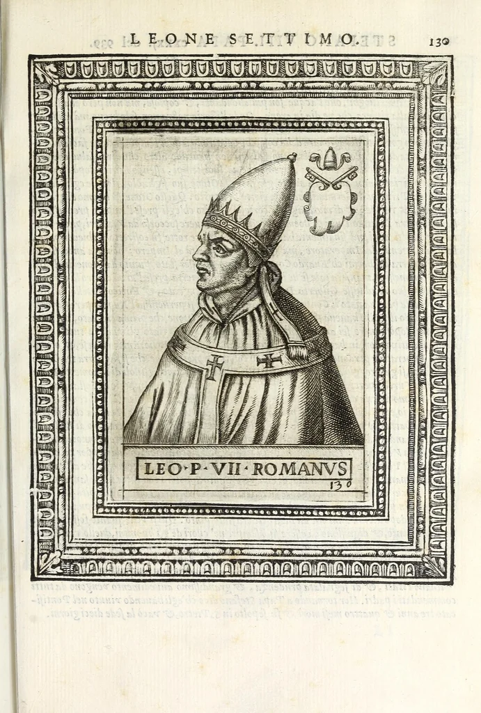 An illustration from Le vite de pontefici, 1588, leaf 275