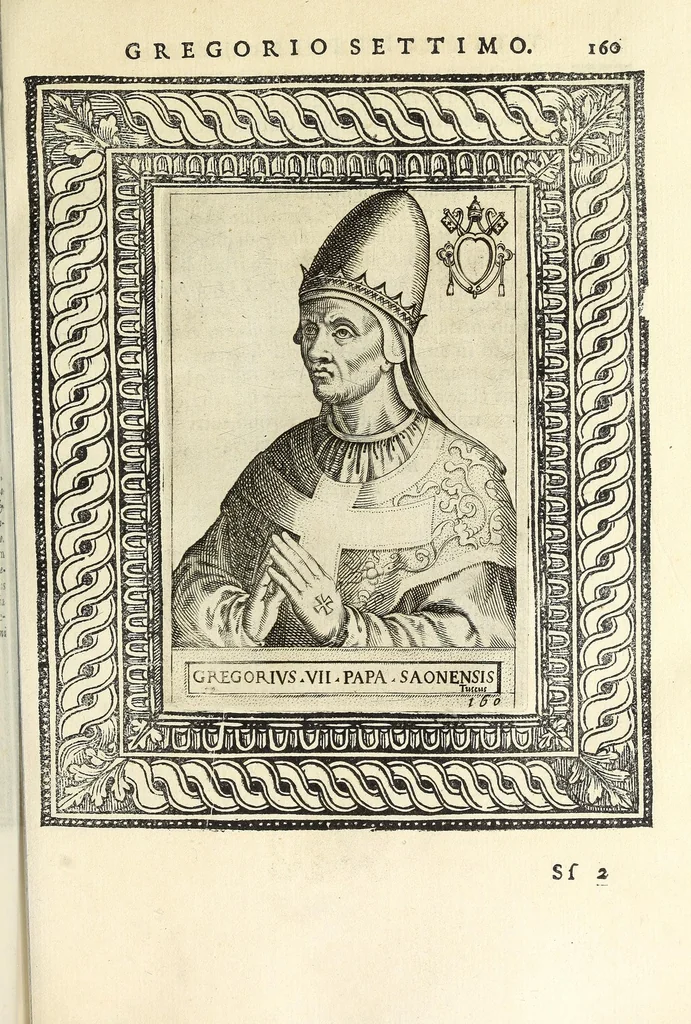 An illustration from Le vite de pontefici, 1588, leaf 335