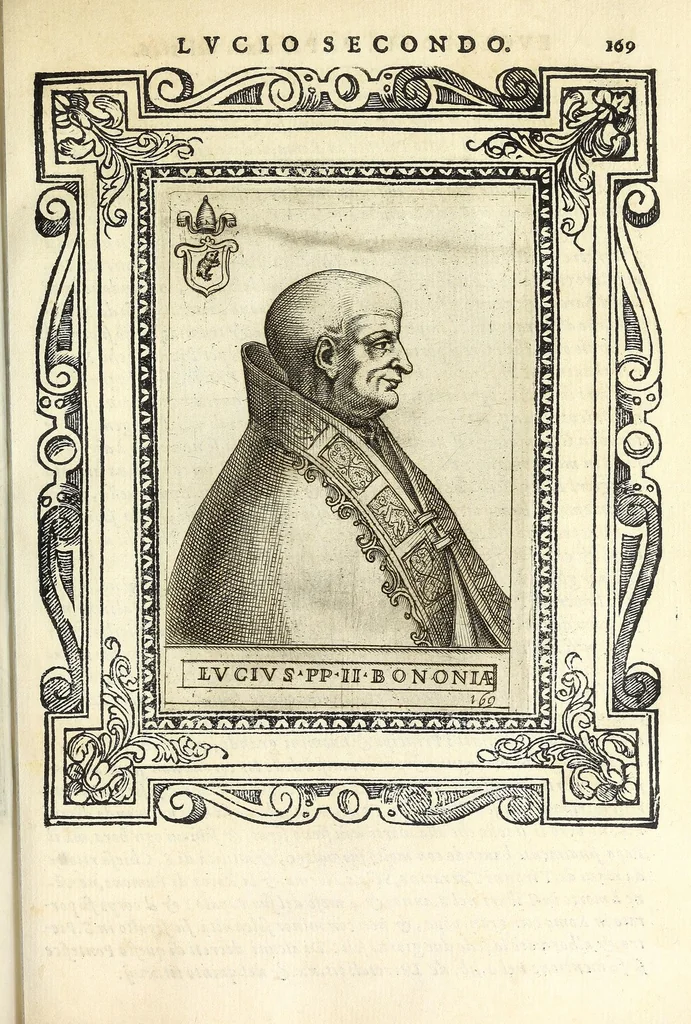 An illustration from Le vite de pontefici, 1588, leaf 353