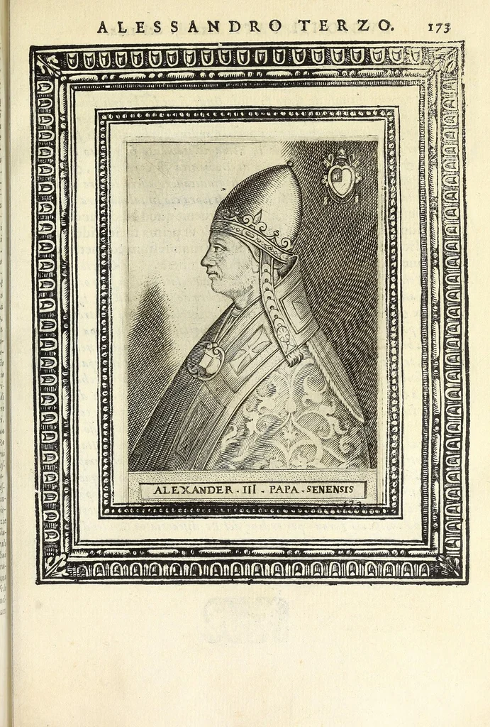 An illustration from Le vite de pontefici, 1588, leaf 361