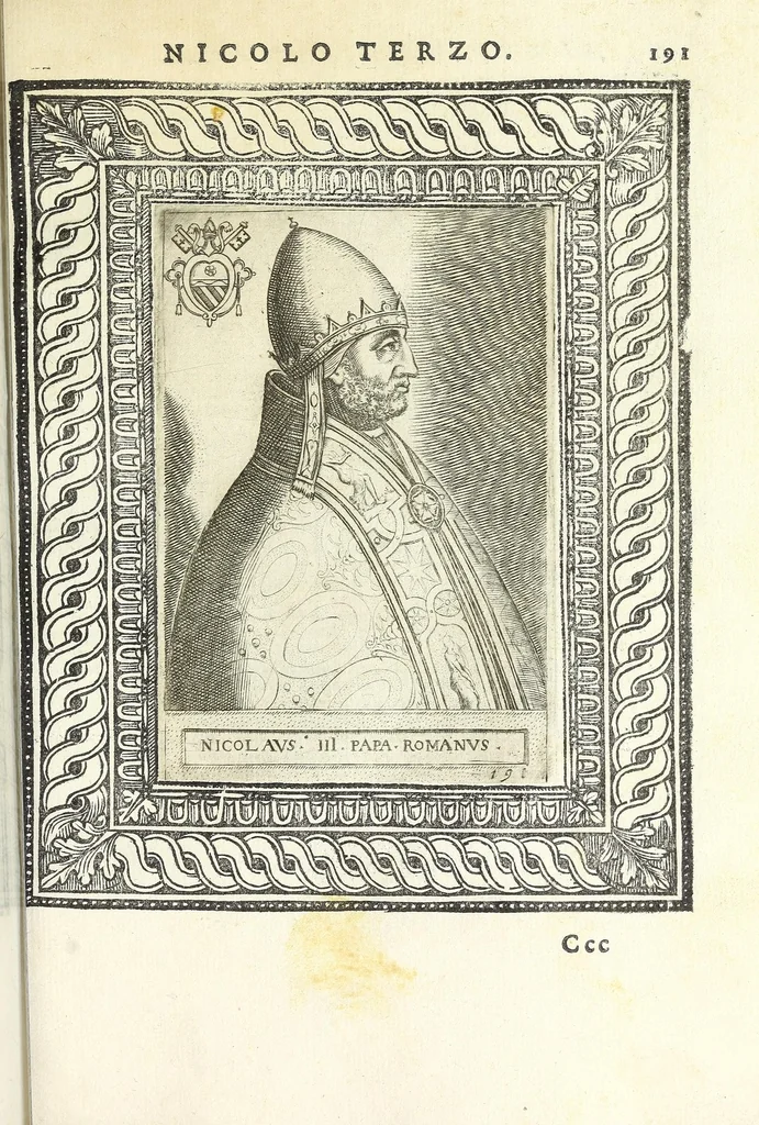 An illustration from Le vite de pontefici, 1588, leaf 397
