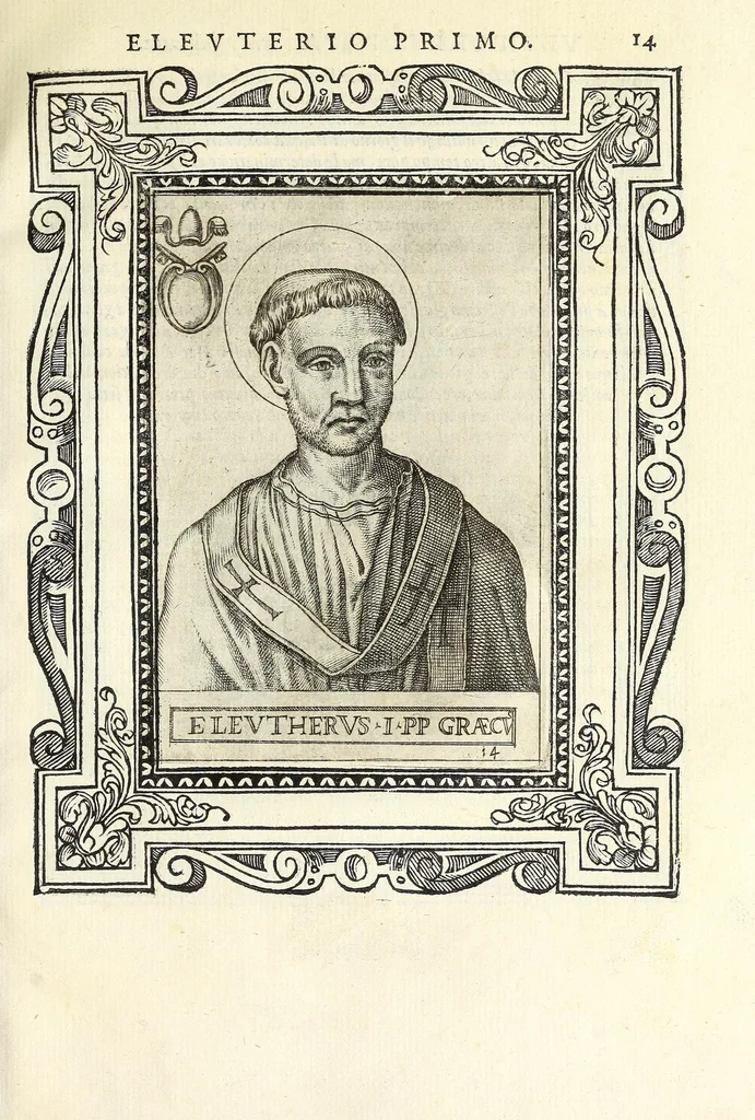 An illustration from Le vite de pontefici, 1588, leaf 43