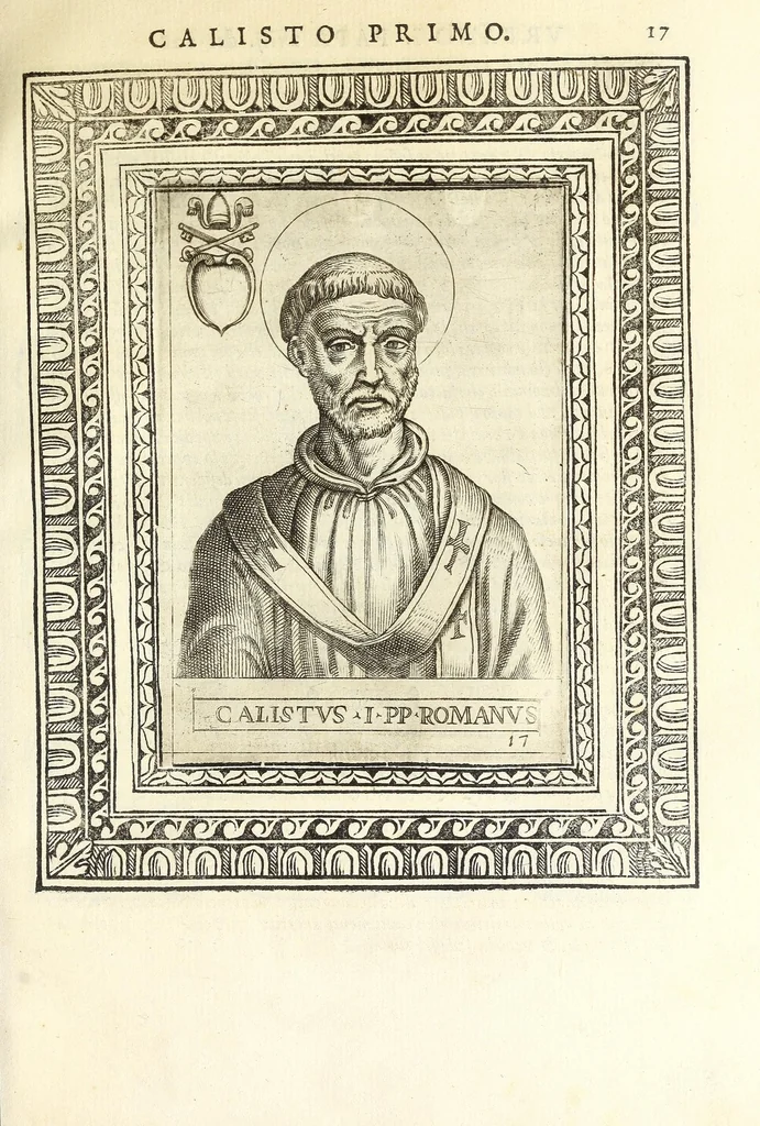 An illustration from Le vite de pontefici, 1588, leaf 49