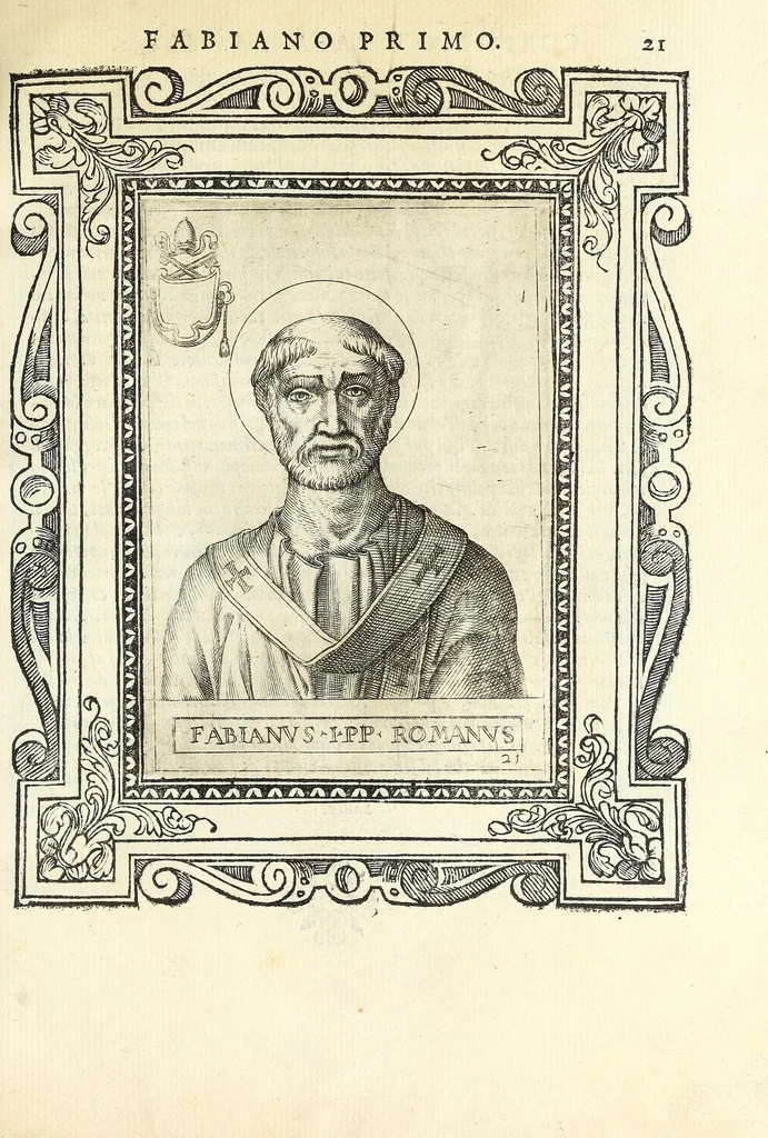 An illustration from Le vite de pontefici, 1588, leaf 57