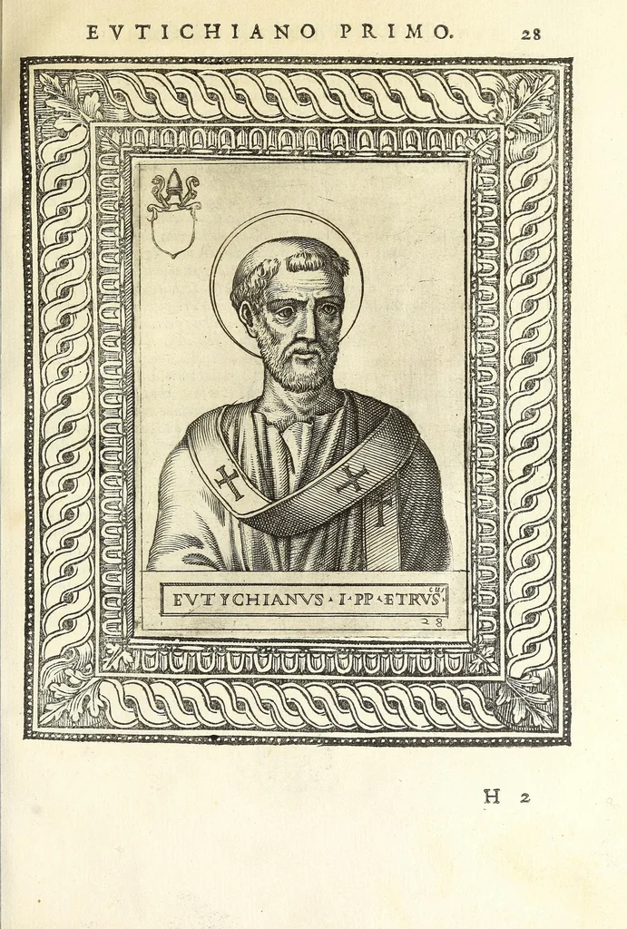 An illustration from Le vite de pontefici, 1588, leaf 71