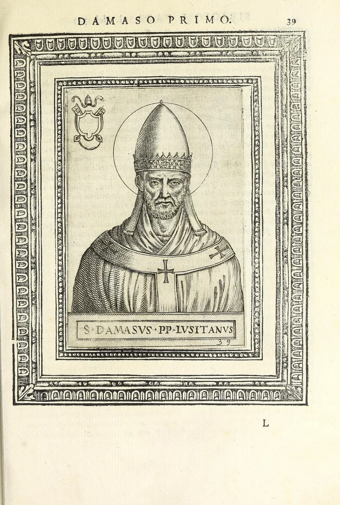 An illustration from Le vite de pontefici, 1588, leaf 93