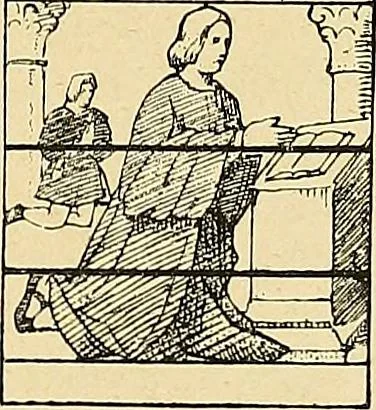 An illustration from Le vitrail; son histoire, ses manifestations à travers les âges et les peuples, 1896, leaf 100