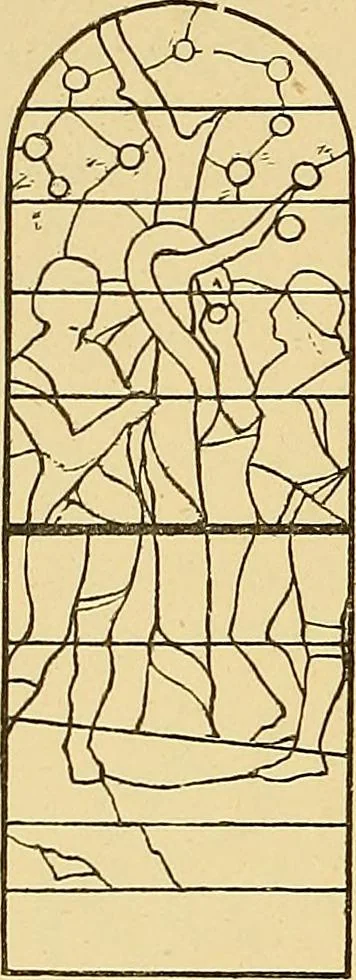 An illustration from Le vitrail; son histoire, ses manifestations à travers les âges et les peuples, 1896, leaf 109
