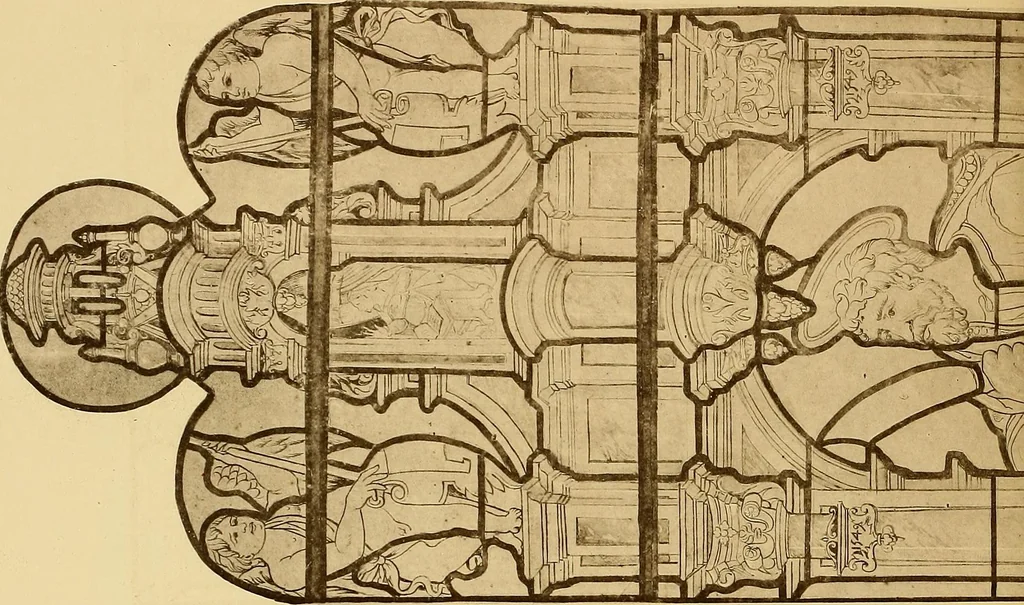 An illustration from Le vitrail; son histoire, ses manifestations à travers les âges et les peuples, 1896, leaf 115