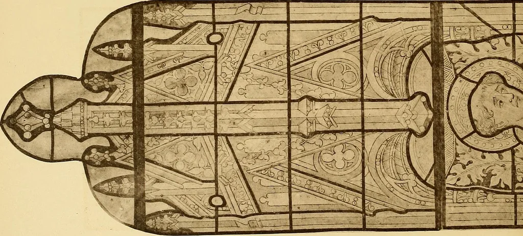 An illustration from Le vitrail; son histoire, ses manifestations à travers les âges et les peuples, 1896, leaf 115