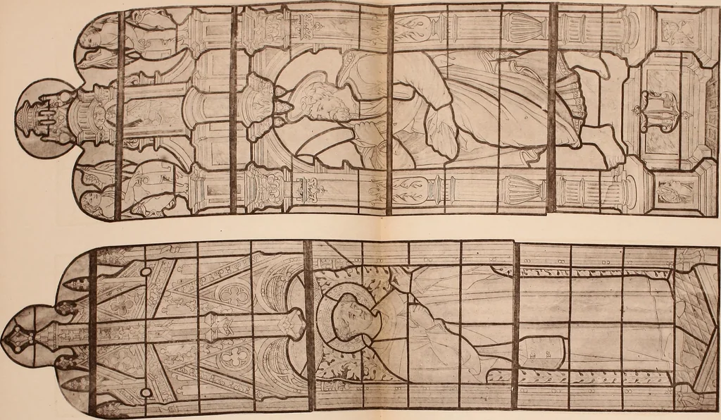 An illustration from Le vitrail; son histoire, ses manifestations à travers les âges et les peuples, 1896, leaf 118